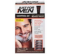 Just For Men ControlGX Beard Wash & Conditioner Grey Reducing - 4 Fl. Oz.
