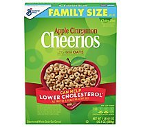 Cheerios Cereal Whole Grain Oat Apple Cinnamon Family Size - 20.1 Oz