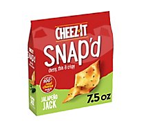 Cheez-It Snapd Cheese Cracker Chips Thin Crisps Jalapeno Jack - 7.5 Oz