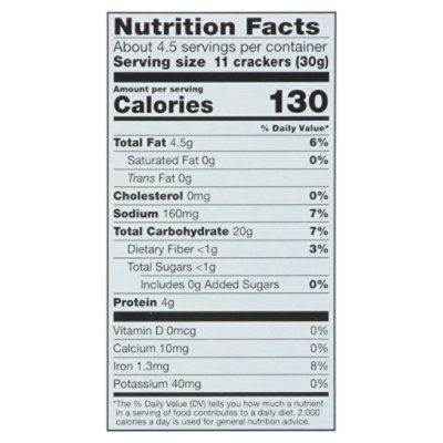 Open Nature Sea Salt Pita Crackers - 5 Oz. - Image 3