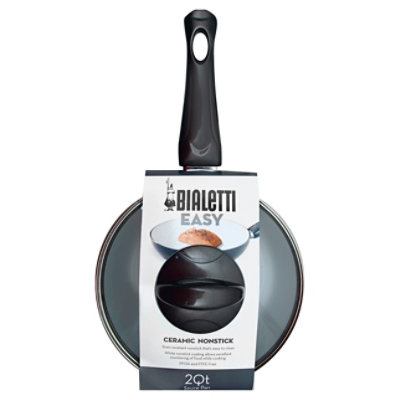 Bialetti Easy Sauce Pan Ceramic Nonstick 2 Quart Each Kings Food