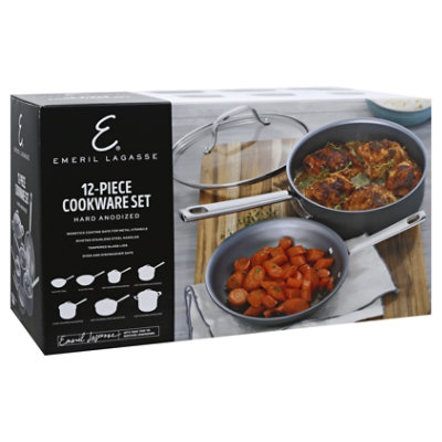 Emeril Hard Anodized 12pc Set - 12 Count - Image 1
