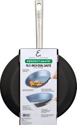 Emeril Perfect Saute Hard Adonized 10.5 Inch - Each - Image 3