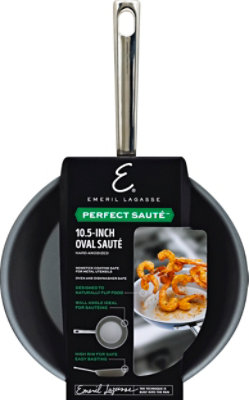 Emeril Perfect Saute Hard Adonized 10.5 Inch - Each - Image 2