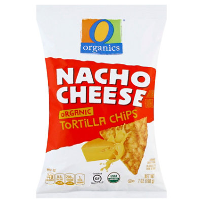 O Organics Organic Tortilla Chips Nacho Cheese - 7 Oz - Image 1