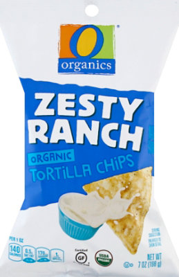 O Organics Tortilla Chips Zesty Ranch - 7 Oz - Image 2
