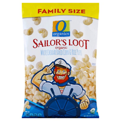 O Organics Sailors Loot White Cheddar Family Pack - 8 Oz - Image 1