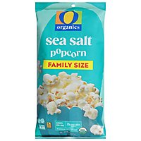O Organics Popcorn Sea Salt Family Size - 8 Oz - Image 2