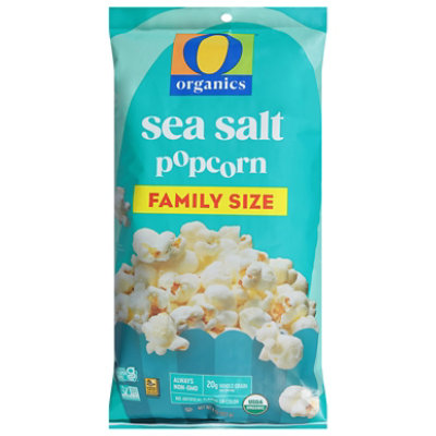 O Organics Popcorn Sea Salt Family Size - 8 Oz - Image 1