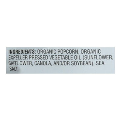 O Organics Popcorn Sea Salt Family Size - 8 Oz - Image 4