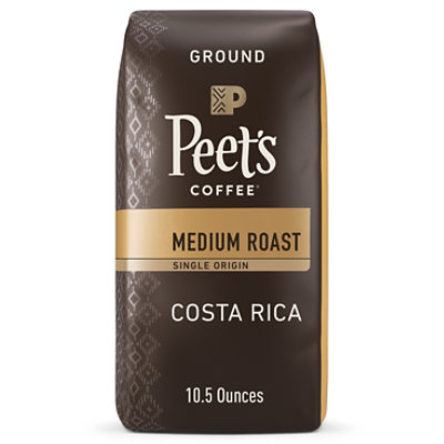 Peet's Coffee Single Origin Costa Rica Medium Roast Ground Coffee Bag - 10.5 Oz - Image 1