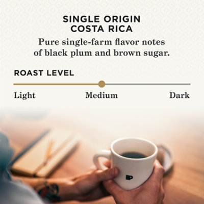 Peet's Coffee Single Origin Costa Rica Medium Roast Ground Coffee Bag - 10.5 Oz - Image 4