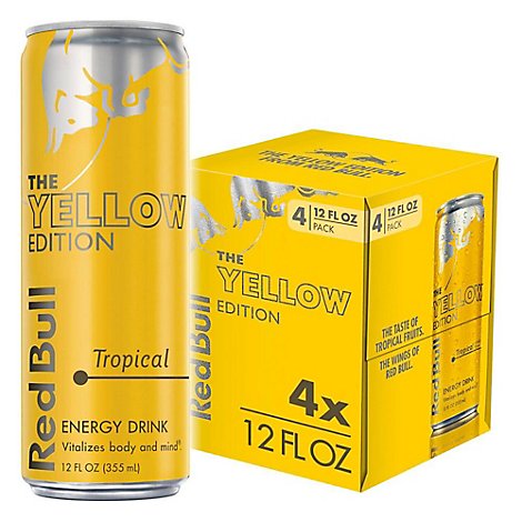 Red Bull Energy Drink Tropical - 4-12 Fl. Oz.