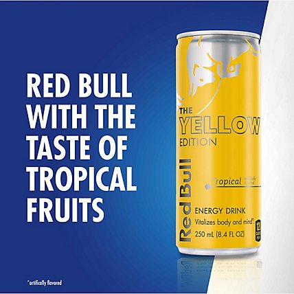 Red Bull Energy Drink Tropical - 8.4 Fl. Oz. - Image 2