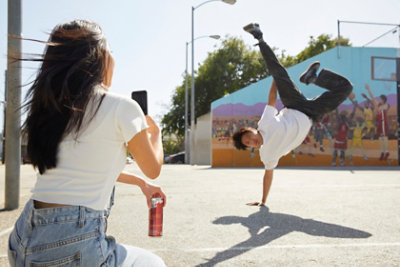 Red Bull Peach Edition Energy Drink Peach Nectarine 114mg Caffeine - 12 Fl. Oz. - Image 2