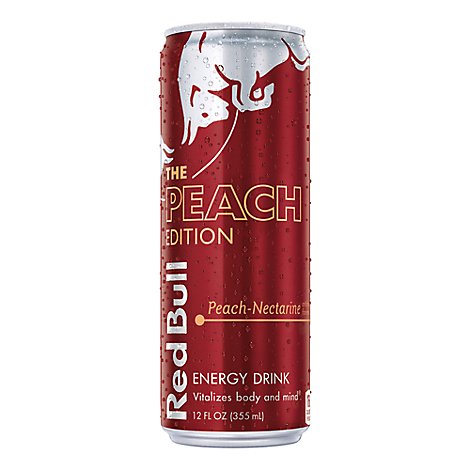 Red Bull Energy Drink Peach Nectarine - 12 Fl. Oz.