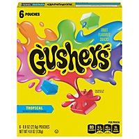 Fruit Gushers Fruit Flavored Snacks Tropical Flavors - 6-0.8 Oz - Image 3