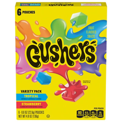 Fruit Gushers Flavored Snacks Strawberry Splash & Tropical - 4.8 Oz - Image 3