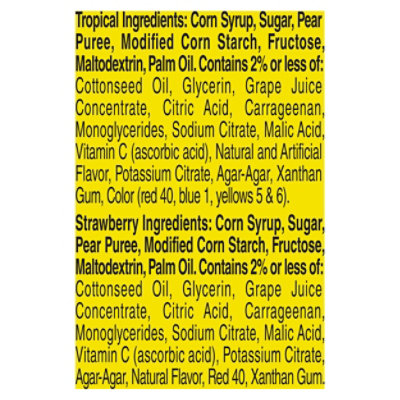Fruit Gushers Flavored Snacks Strawberry Splash & Tropical - 4.8 Oz - Image 4