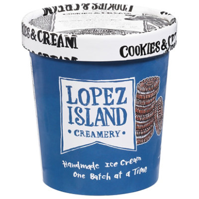 Lopez Island Creamery Cookies & Cream Ice Cream - 16 Fl. Oz. - Image 3