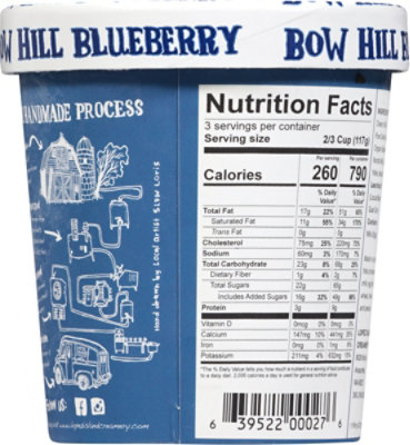 Lopez Island Creamery Bow Hill Blueberry Ice Cream - Pint - Image 5