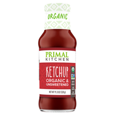 Primal Kitchen Organic and Unsweetened Ketchup - 11.3 Oz