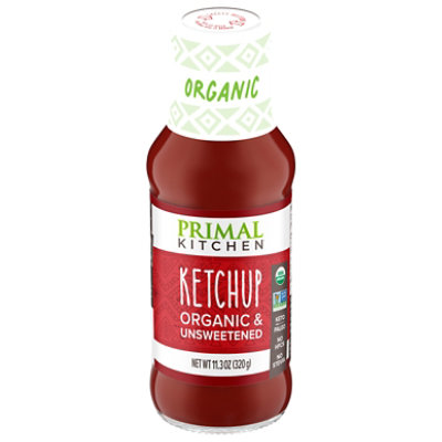 Primal Kitchen Organic and Unsweetened Ketchup - 11.3 Oz - Image 1