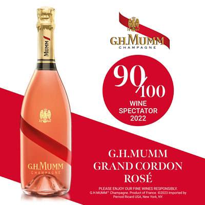 G.H.Mumm Grand Cordon Rose Champagne - 750 Ml - Image 3