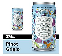 Crafters Union Pinot Grigio White Wine Can - 375 Ml