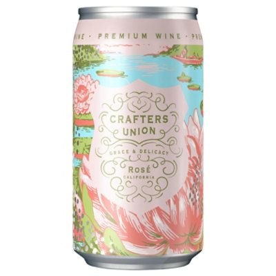  Crafters Union Wine Rose Blush In Can - 375 Ml 