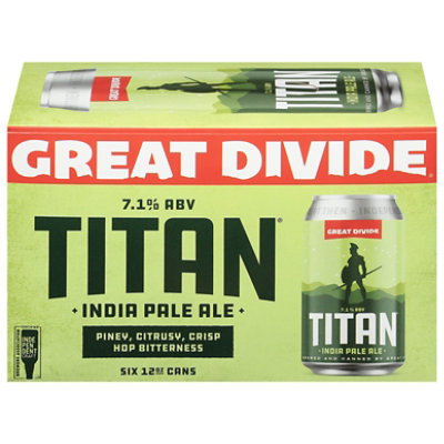 Great Divide Titan Ipa Ale 6 Count Cans - 6-12 Fl. Oz. - Image 1
