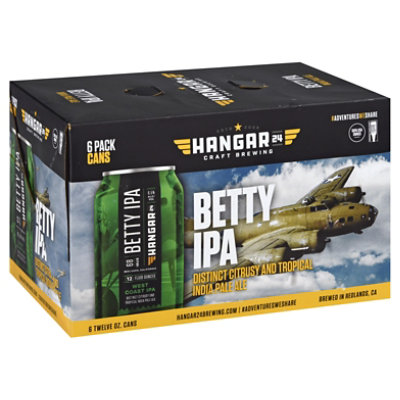 Hangar24 Brewing Betty Ipa In Cans - 6-12 Fl. Oz.