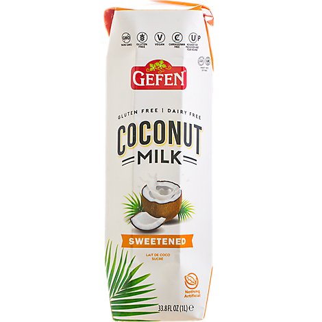 Milk Coconut Sweetened Gefen - 33.8 Oz