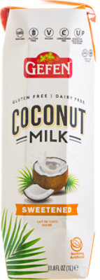 Milk Coconut Sweetened Gefen - 33.8 Oz