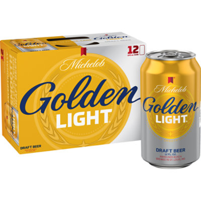 Michelob Golden Light Draft Beer Cans - 12-12 Fl. Oz. - Image 1
