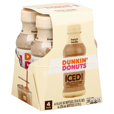 Dunkin Donuts French Vanilla Iced Coffee 4 9 4 Fl Oz Randalls