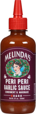 Melindas Sauce Hot Peri Peri Grlic - 12 Oz - Image 2