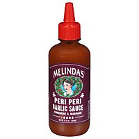 Melindas Sauce Hot Peri Peri Grlic - 12 Oz - Image 1