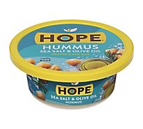 Hope Foods Organic Sea Salts & Olive Oil Hummus - 8 Oz