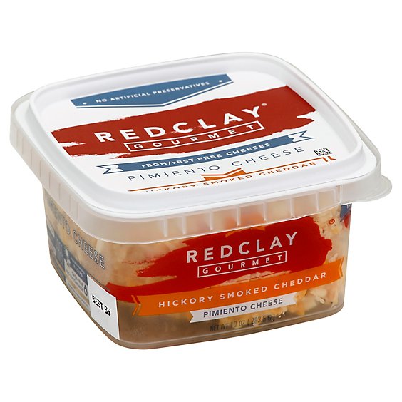 Redclay Gourmet Cheese Pimiento Hickory Smoked Cheddar - 10 Oz