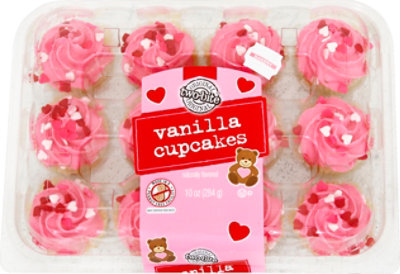 Vanilla Cupcakes Valentines 12 Pack - 10 Oz - Image 2