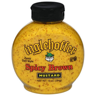 Inglehoffer Mustard Spicy Brown Zesty Deli Style - 10 Oz - Image 2