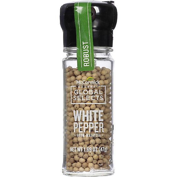 McCormick Gourmet Global Selects White Pepper from Malaysia - 1.69 Oz