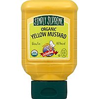 Woebers Simply Supreme Mustard Organic Yellow - 10 Oz - Image 2