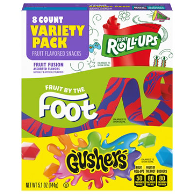 Bc Fruit Rollup/Fruit By The Foot/Fruit Gushers Vp - 5.1 Oz - Image 1