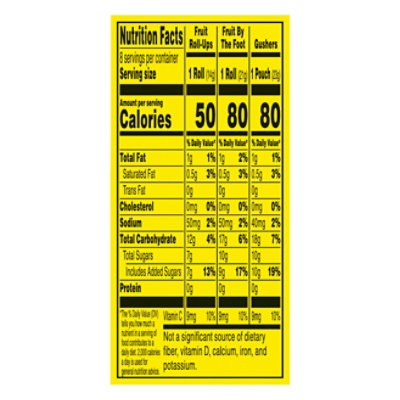Bc Fruit Rollup/Fruit By The Foot/Fruit Gushers Vp - 5.1 Oz - Image 3