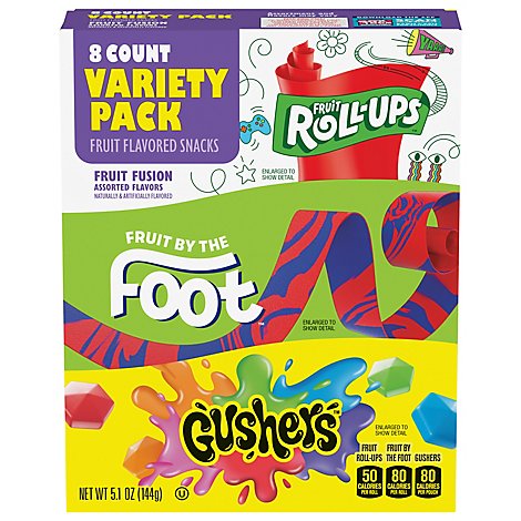 Bc Fruit Rollup/Fruit By The Foot/Fruit Gushers Vp - 5.1 Oz