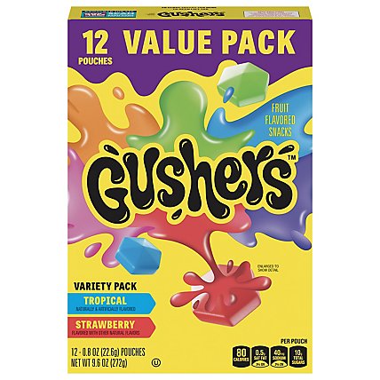 Fruit Gushers Fruit Flavored Snacks Variety Pack - 12-0.8 Oz - Image 3