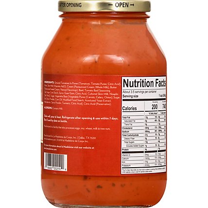 La Madeleine Soup Reduced Fat Tomato Basil - 31 Oz - Image 6