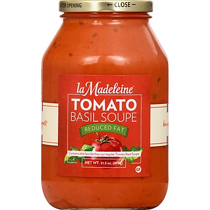 La Madeleine Soup Reduced Fat Tomato Basil - 31 Oz - Image 2